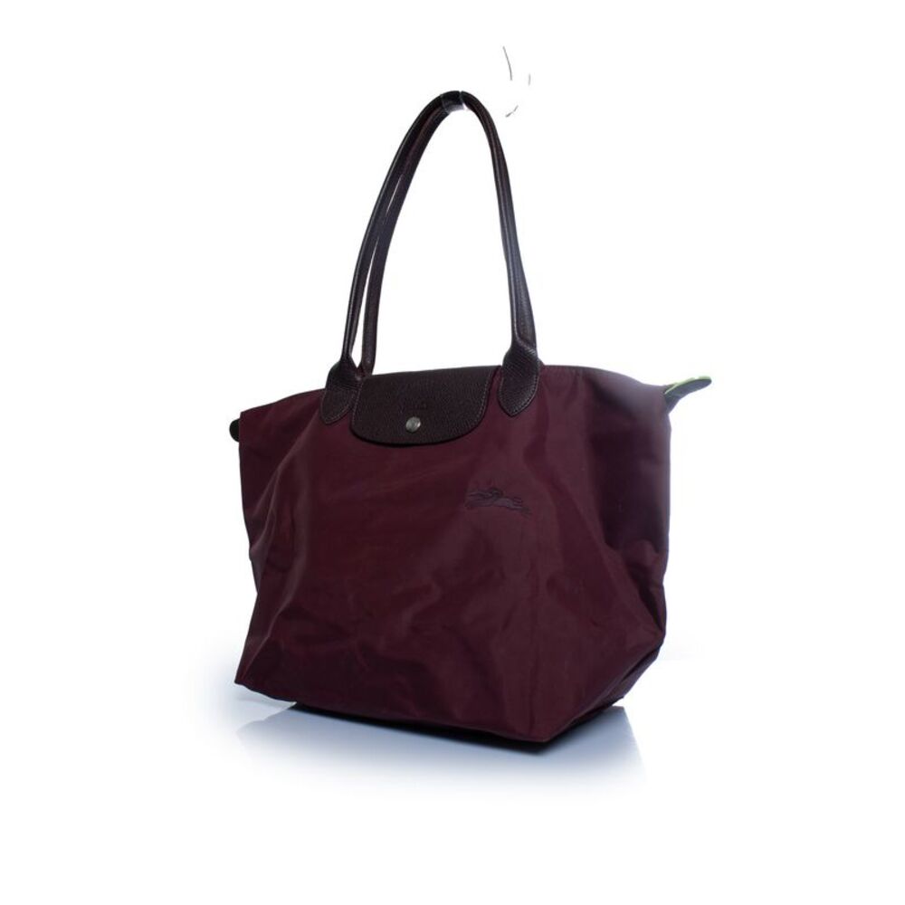 Longchamp, Le Pliage tote in burgundy - Picture 1 of 9